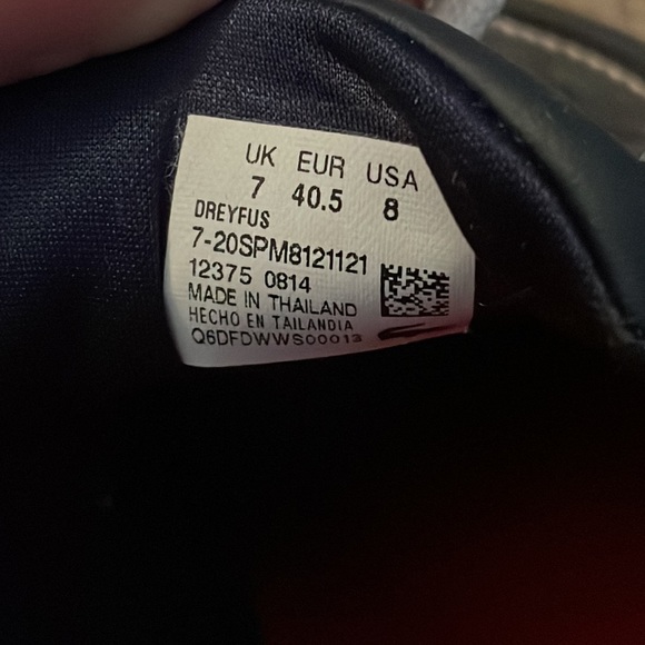 LACOSTE Men's Dreyfus Fashion Sneaker Dark/Navy Blue White Size 8 - Picture 4 of 5